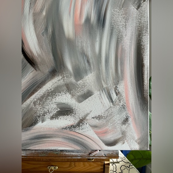 Original Acrylic painting - Ballet Slippers - Picture 4 of 7